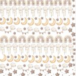 استیکر دیواری ابر و رنگین کمان